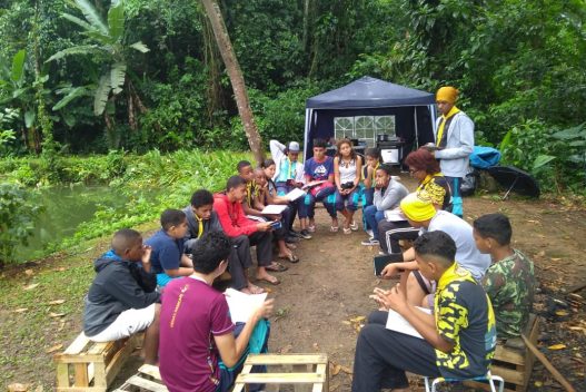 Barraca de Camping para crianças carentes