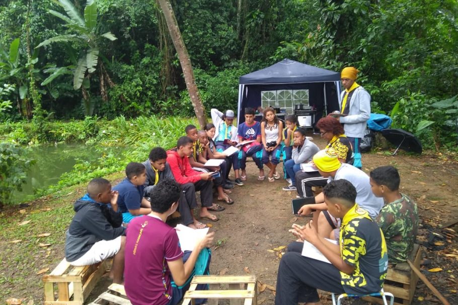 Barraca de Camping para crianças carentes